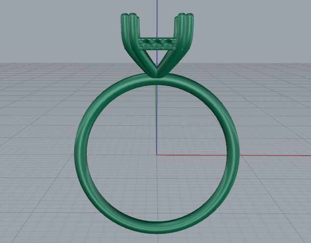 Soliter ring Model 2061 3D print model_4
