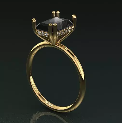 Soliter ring Model 2061 3D print model_0