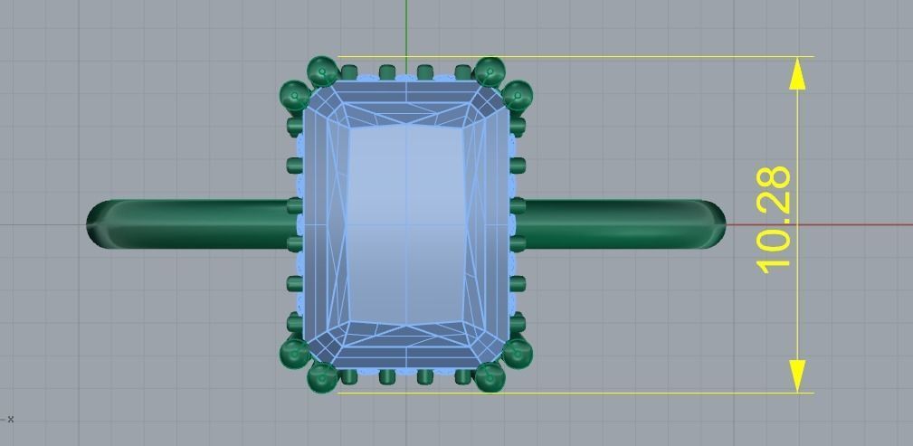Soliter ring Model 2061 3D print model_8