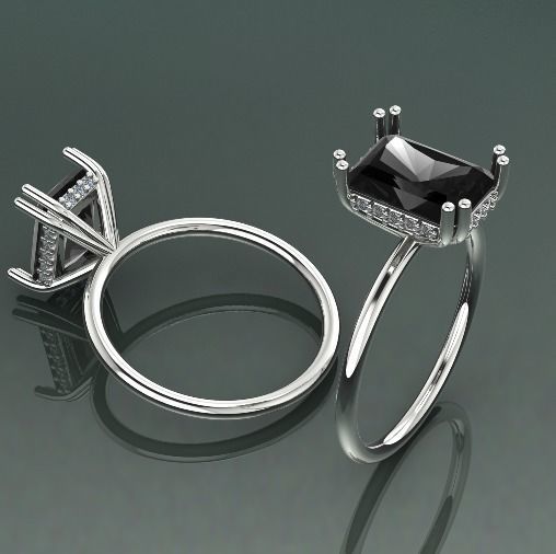 Soliter ring Model 2061 3D print model_1