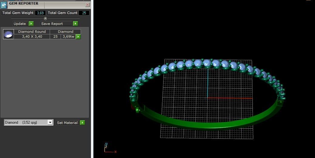 Bracelet Model 2053 3D print model_8