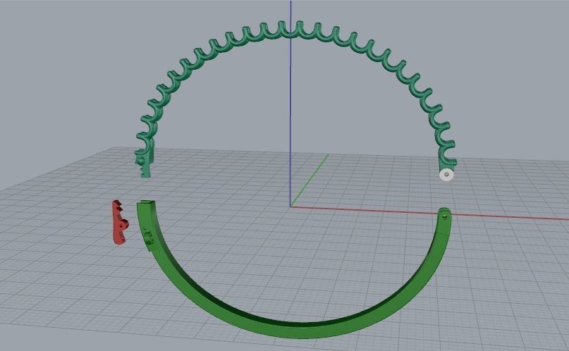 Bracelet Model 2053 3D print model_2