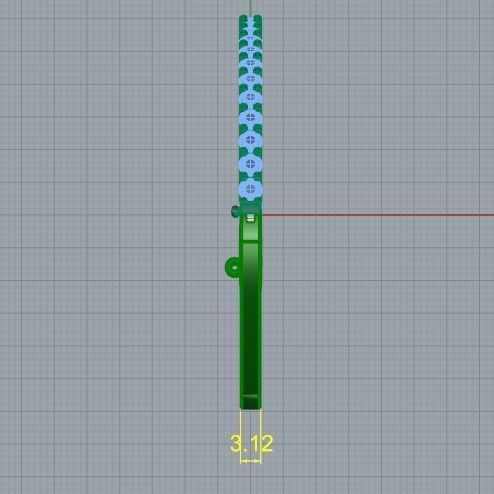 Bracelet Model 2053 3D print model_6