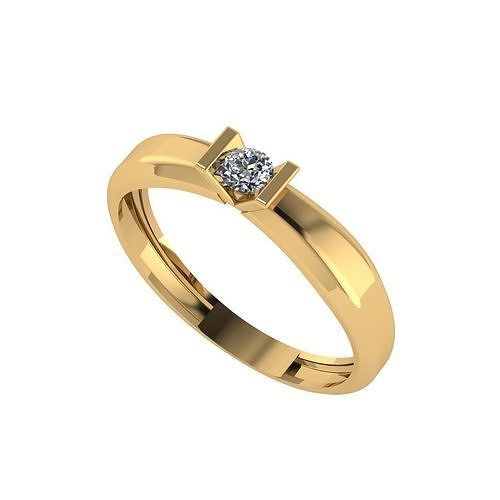 wedding engagement women ring 3dm 3D print model