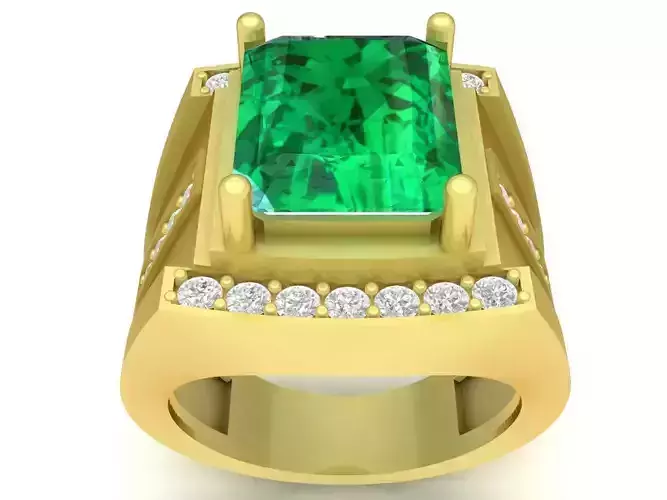 korea diamond men ring 3388