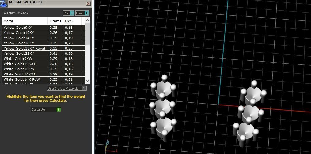 Set Puset Earrings Model 2045 3D print model_6