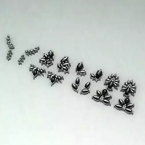 Set Puset Earrings Model 2045