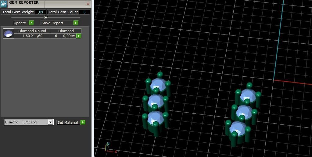 Set Puset Earrings Model 2045 3D print model_14