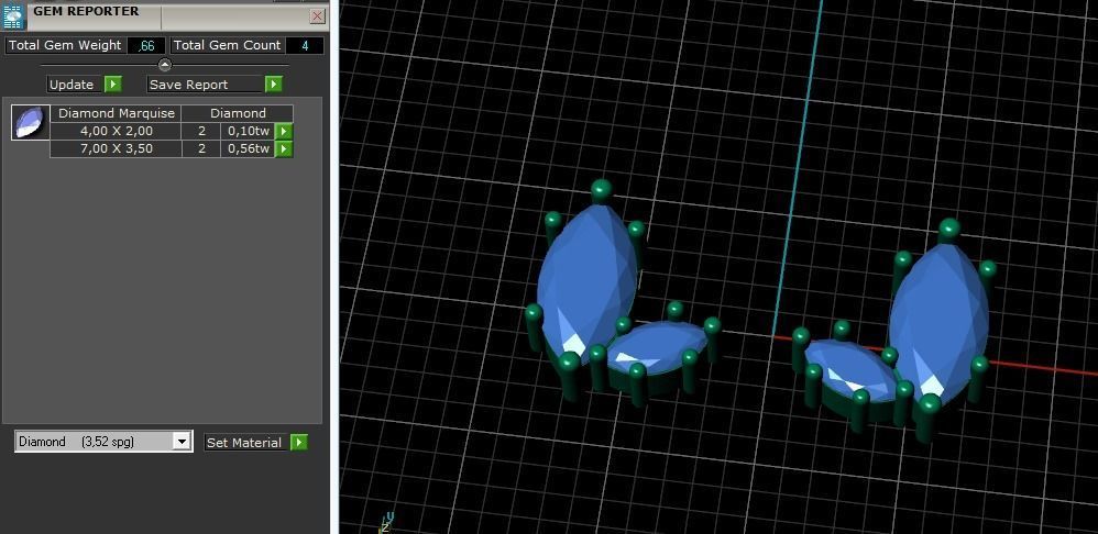 Set Puset Earrings Model 2045 3D print model_17