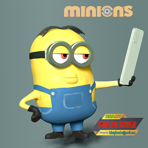 The Minion Selfie 3D print model