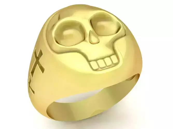 Skull Signet Ring Jewelry for Men  3392