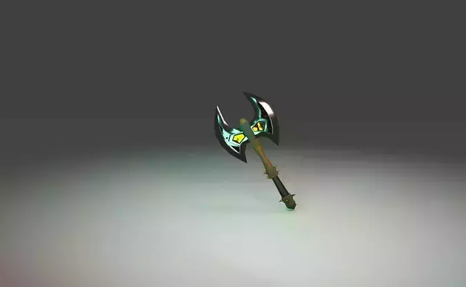 Two face axe 3D print model