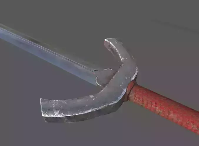 realistic sword Free low-poly 3D model