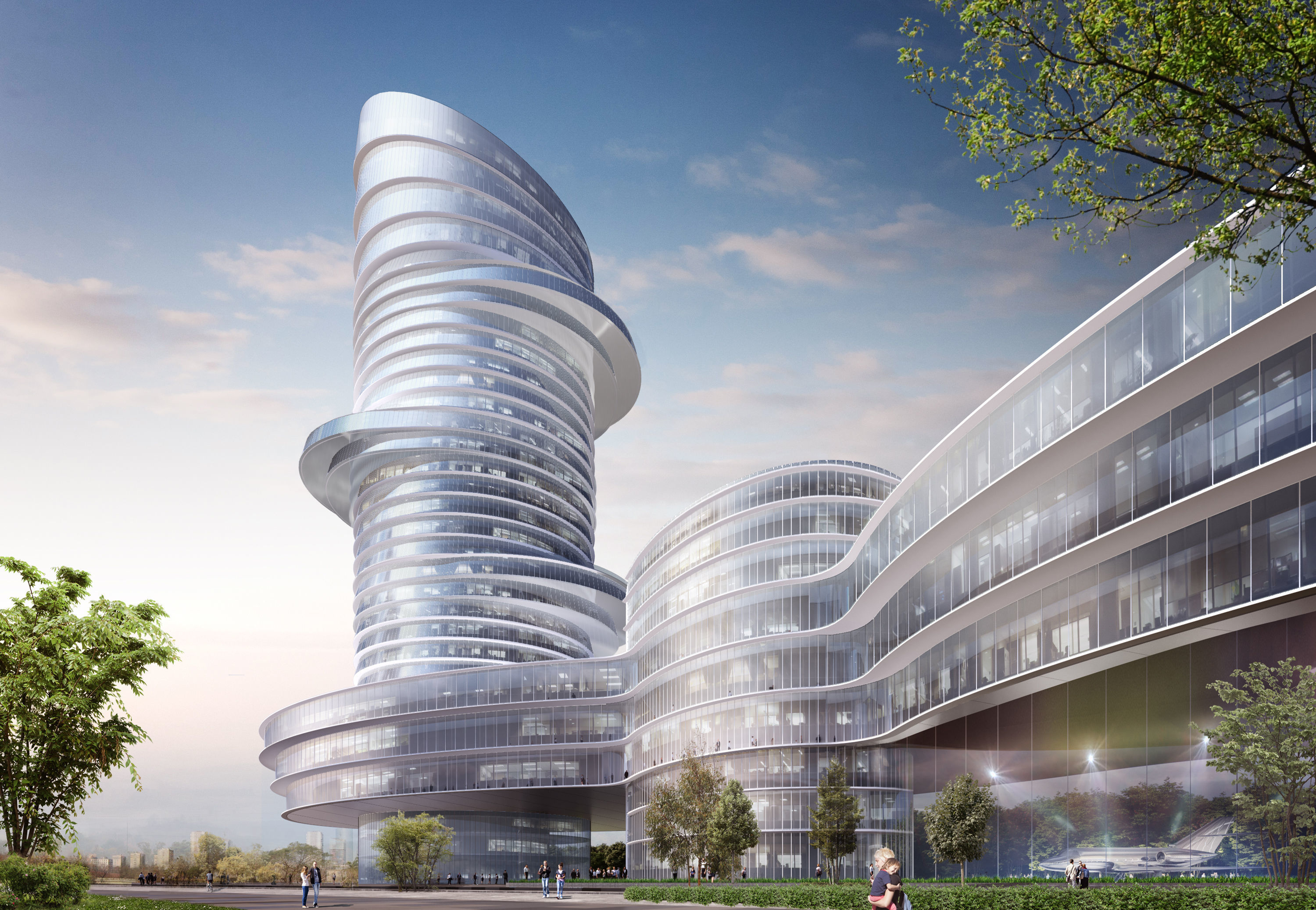 Modern building concept 3D model | CGTrader