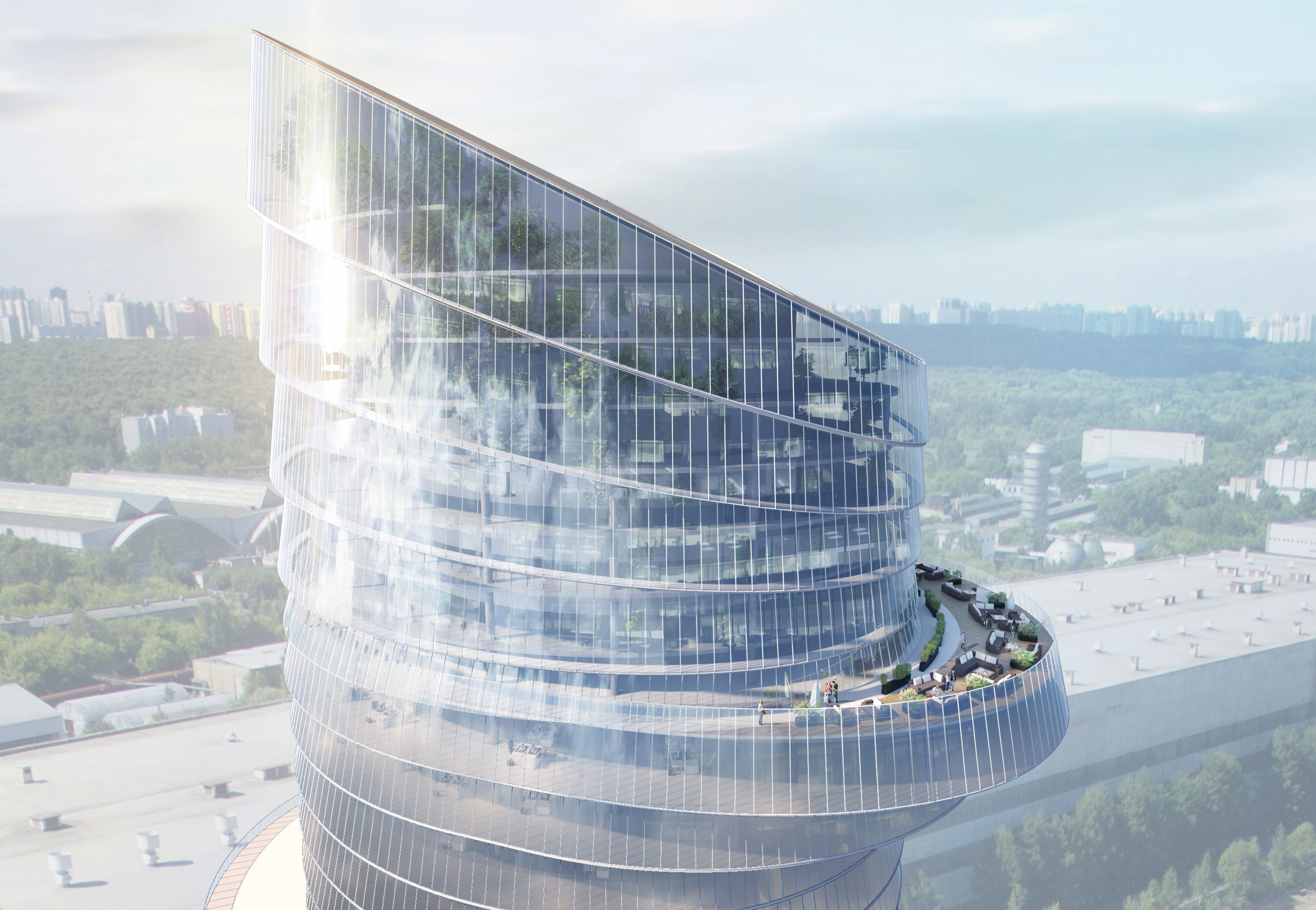 Modern building concept 3D model | CGTrader