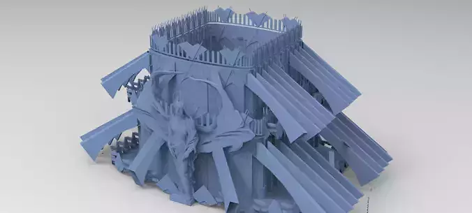 King Arthur Cathedral Ship fantasy centre  