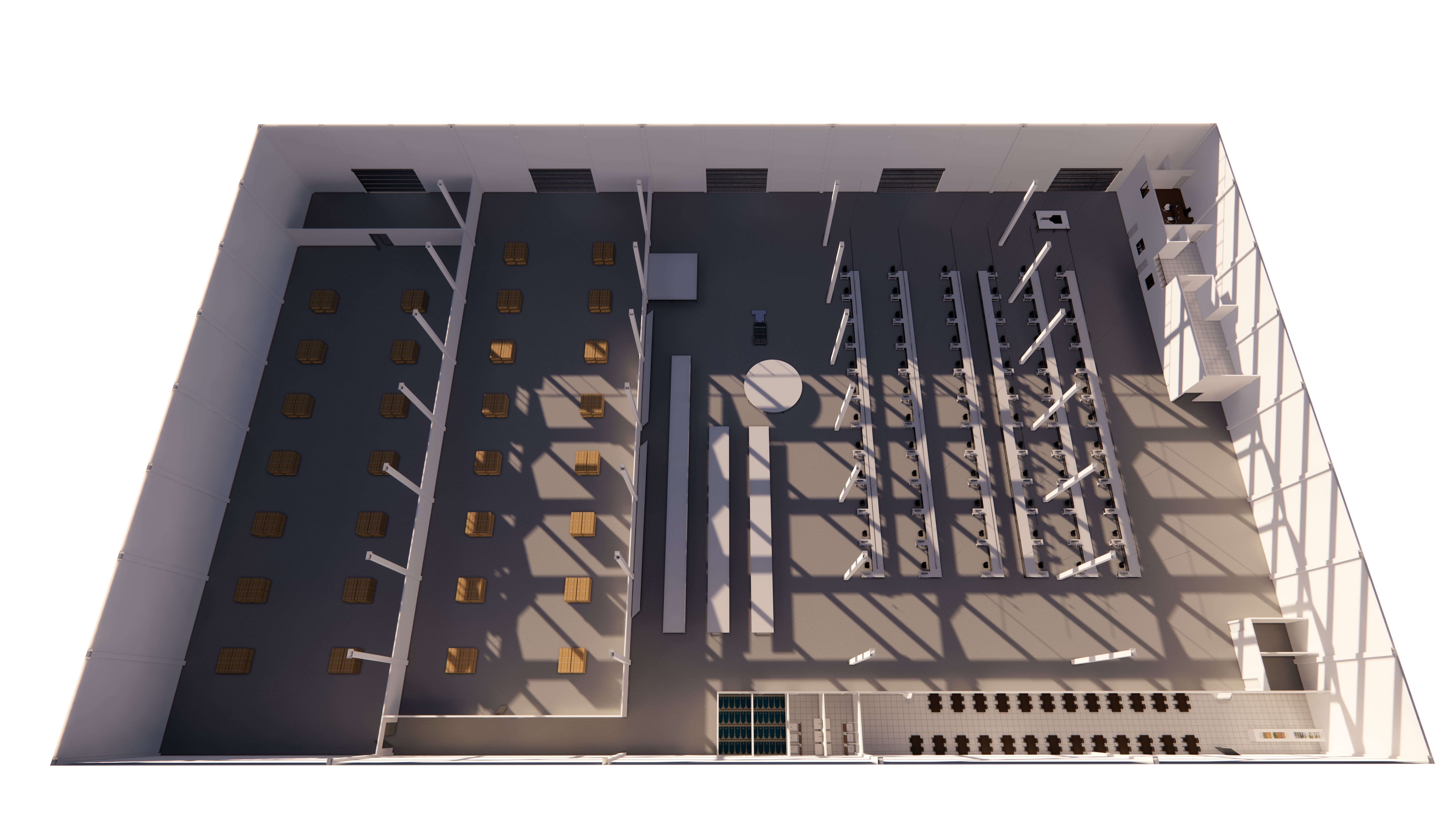 Apparel steel structure Low-poly 3D model_3