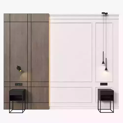 Headboard 034 3D model