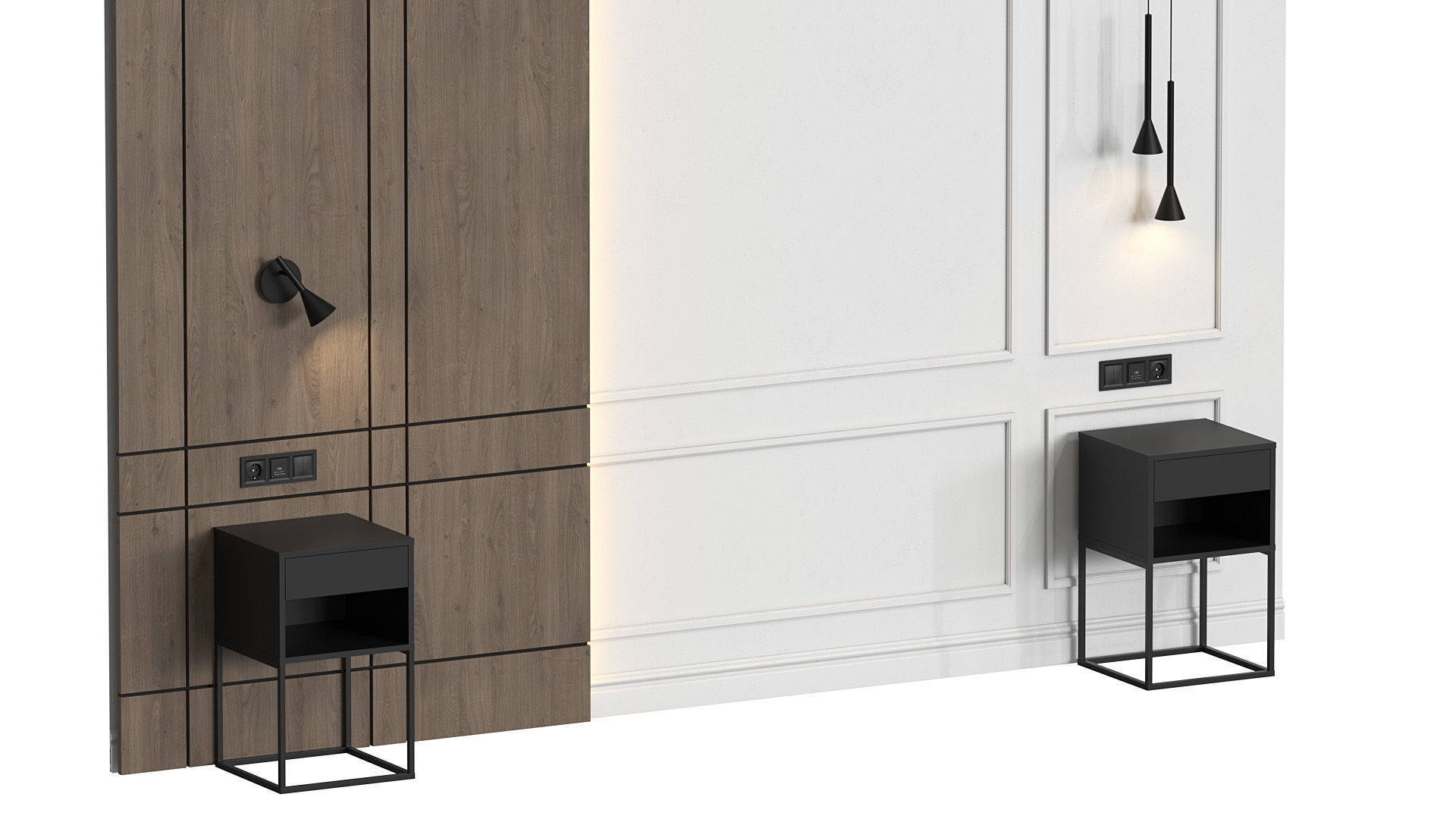 Headboard 034 3D model_2