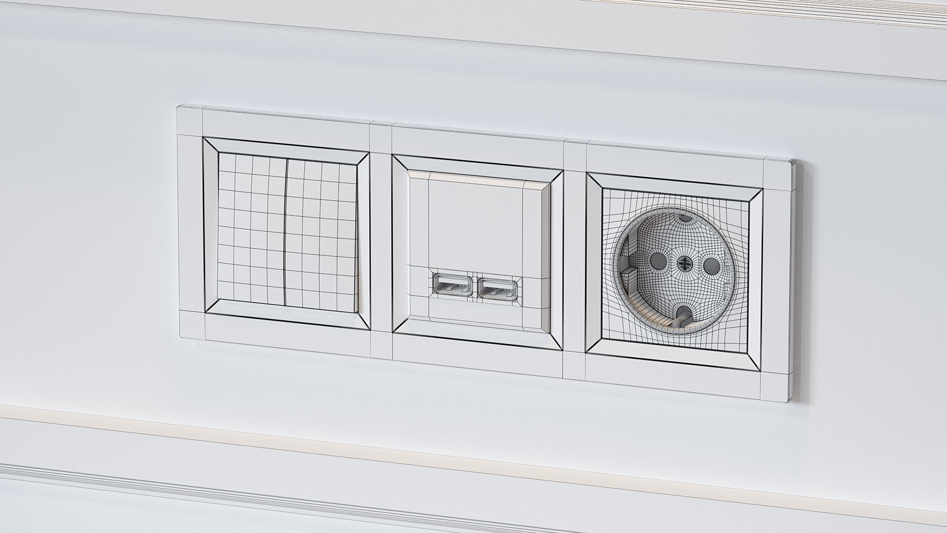 Headboard 034 3D model_9