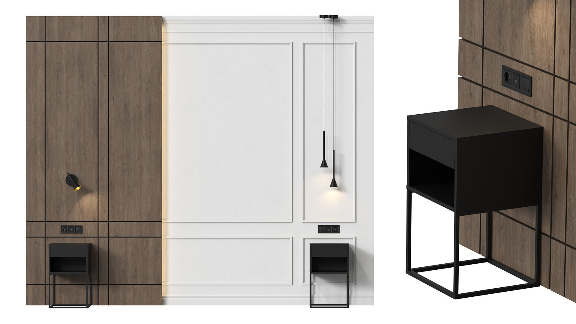 Headboard 034 3D model_3