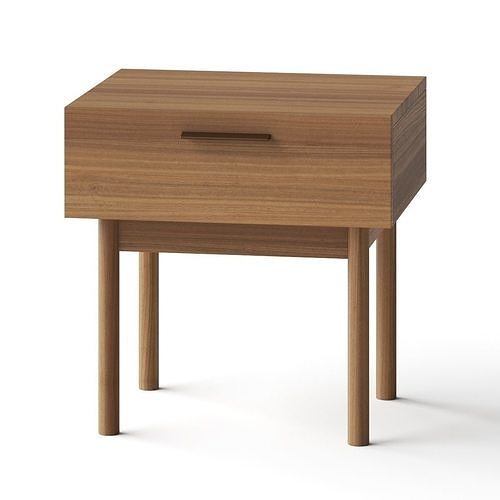 BLU DOT Shale Bedside Nightstand Table 3D model