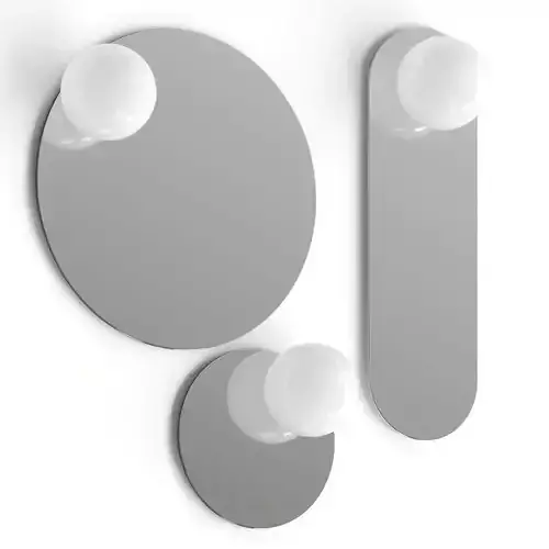 ESTILUZ Circ Wall Light Mirrors