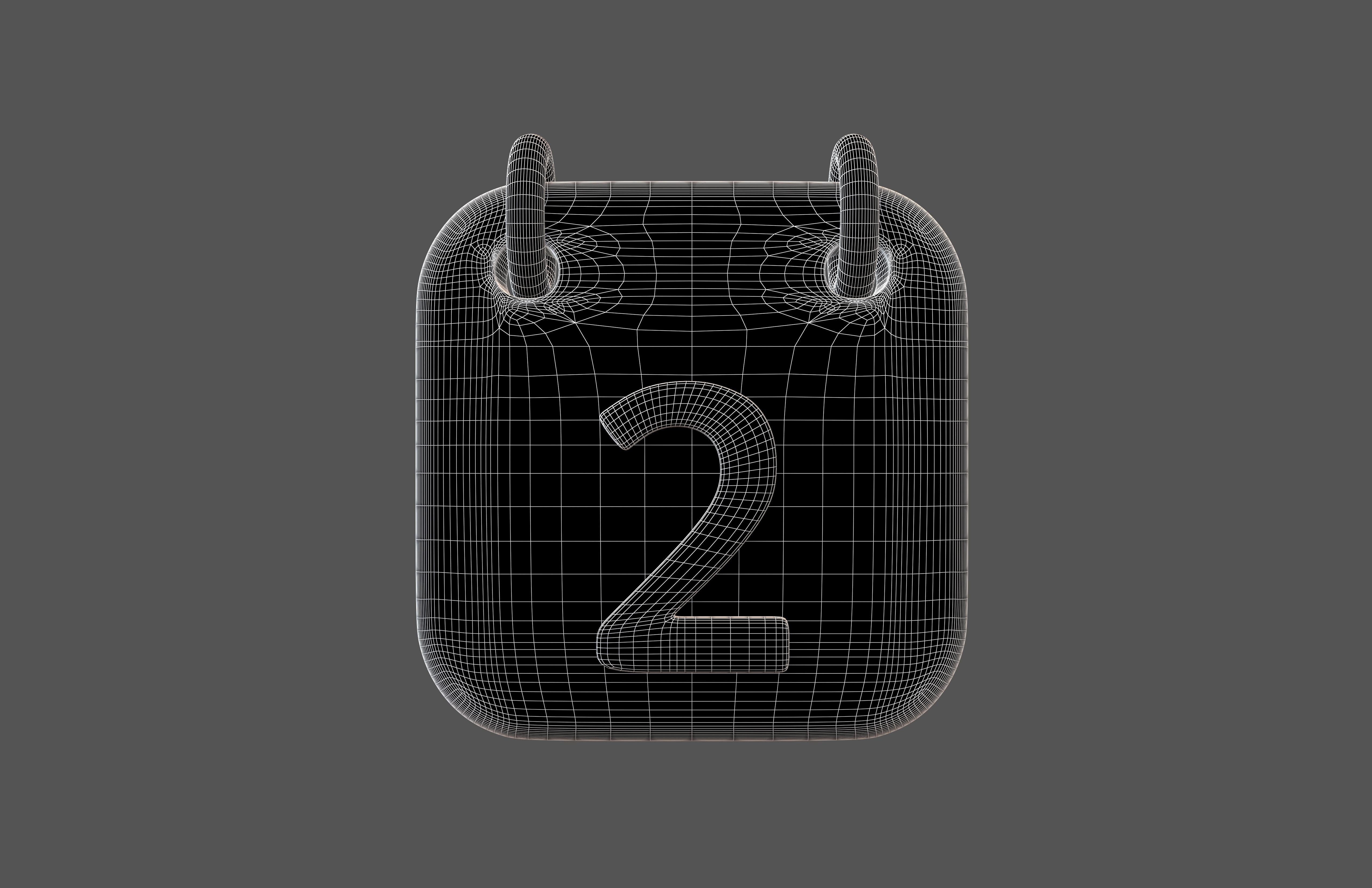 Calendar Icon 2 v1 001 Low-poly 3D model_5