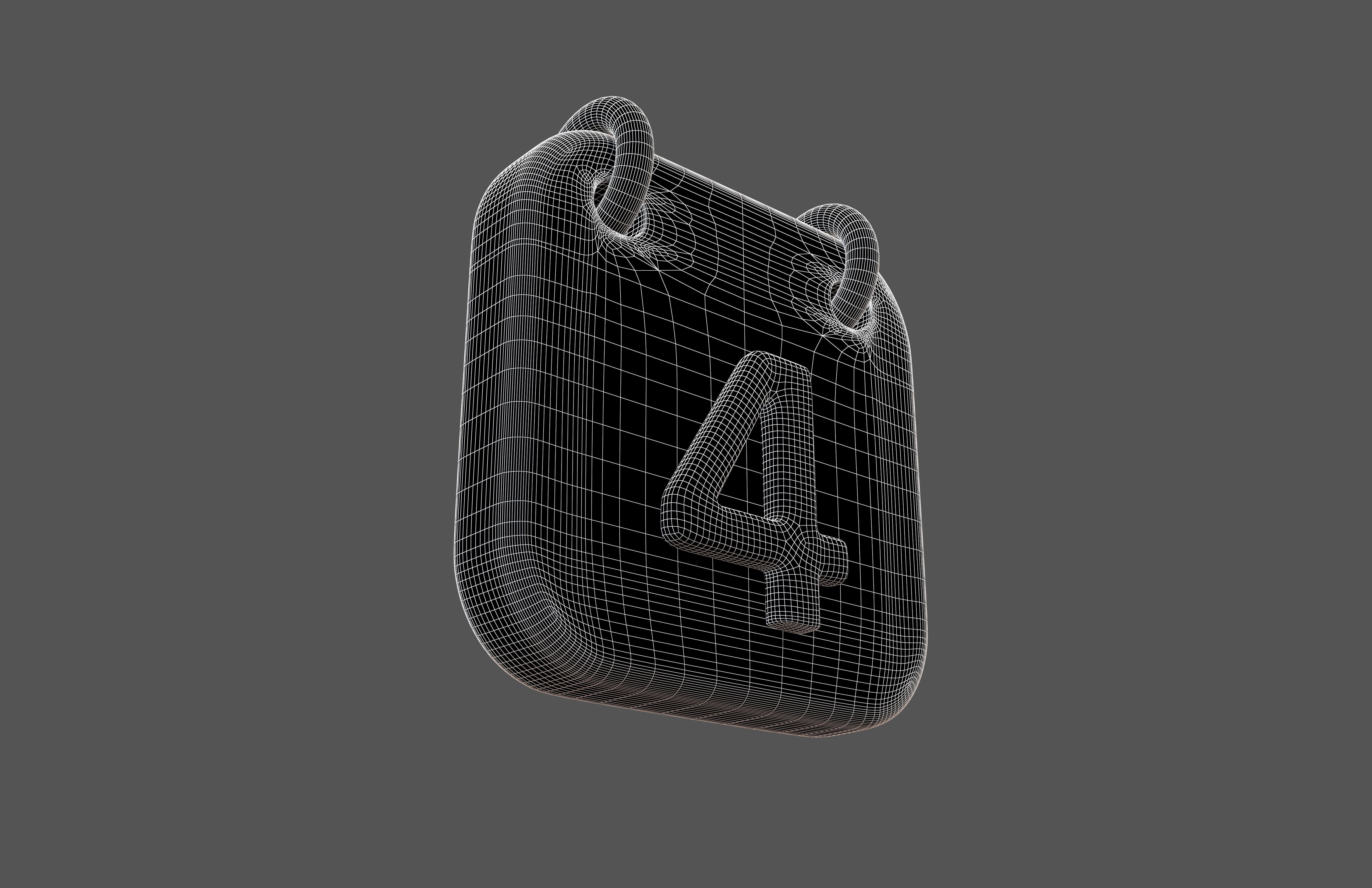 Calendar Icon 4 v1 001 Low-poly 3D model_7