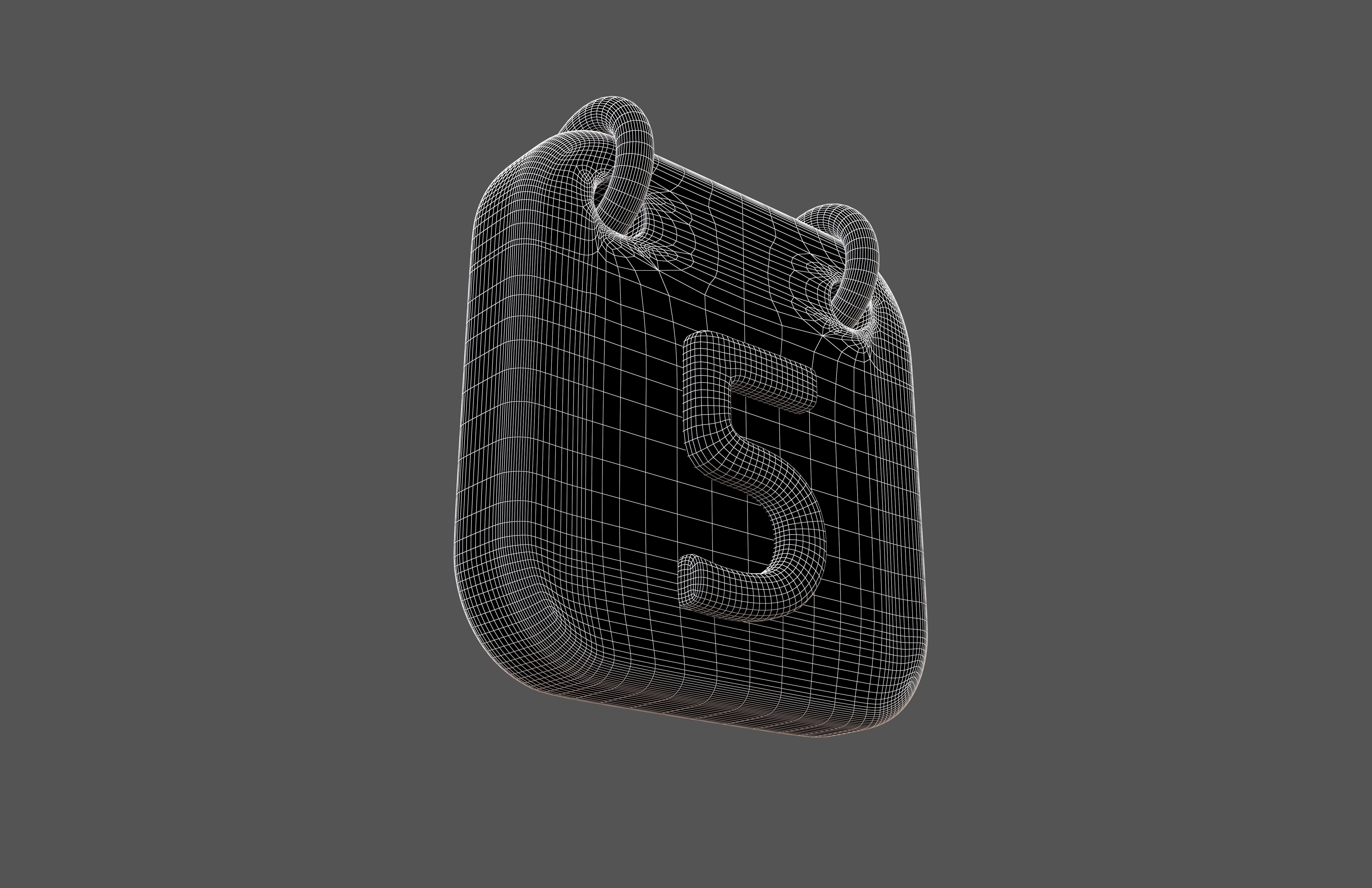 Calendar Icon 5 v1 001 Low-poly 3D model_7