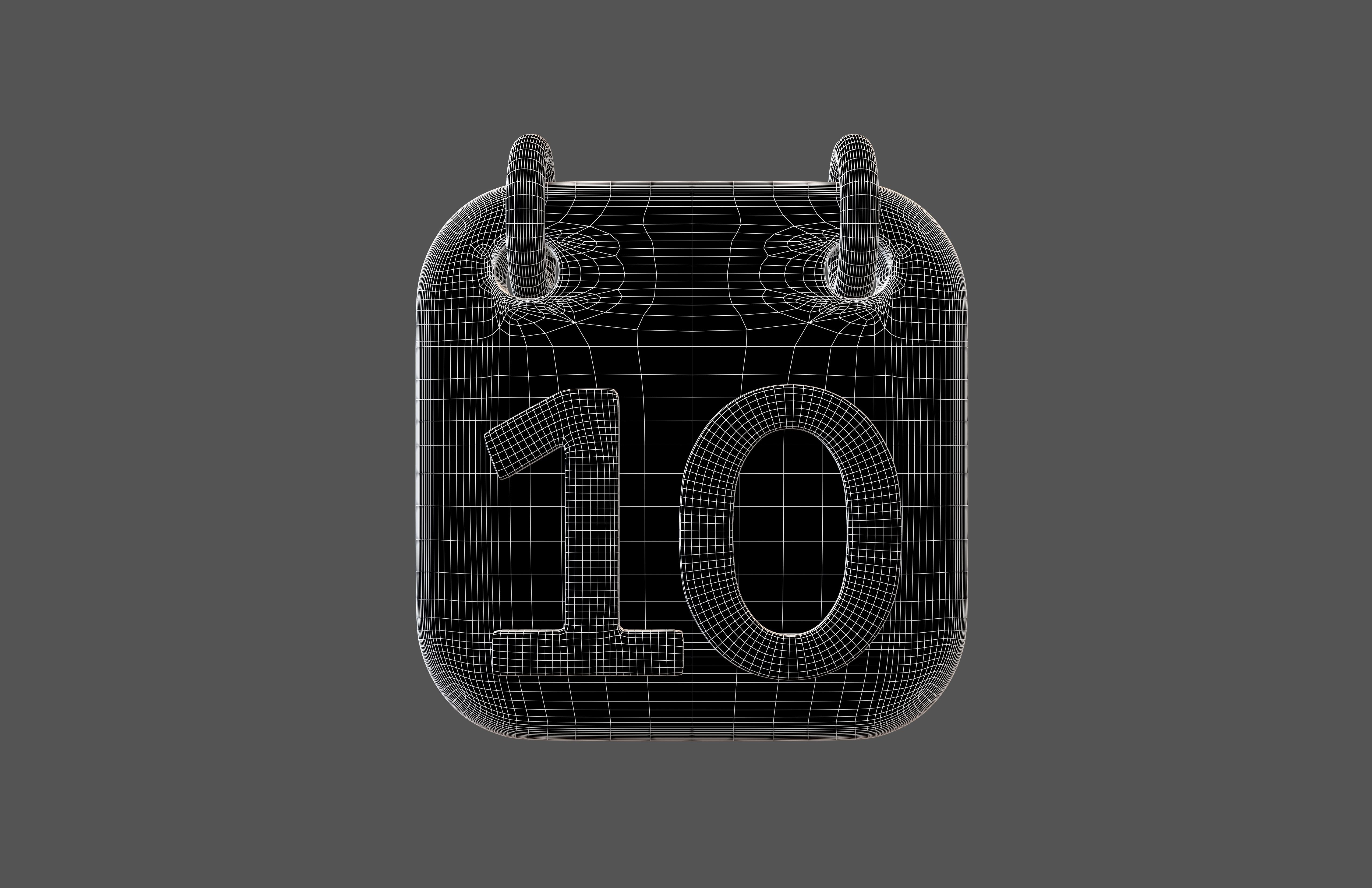 Calendar Icon 10 v1 001 Low-poly 3D model_4
