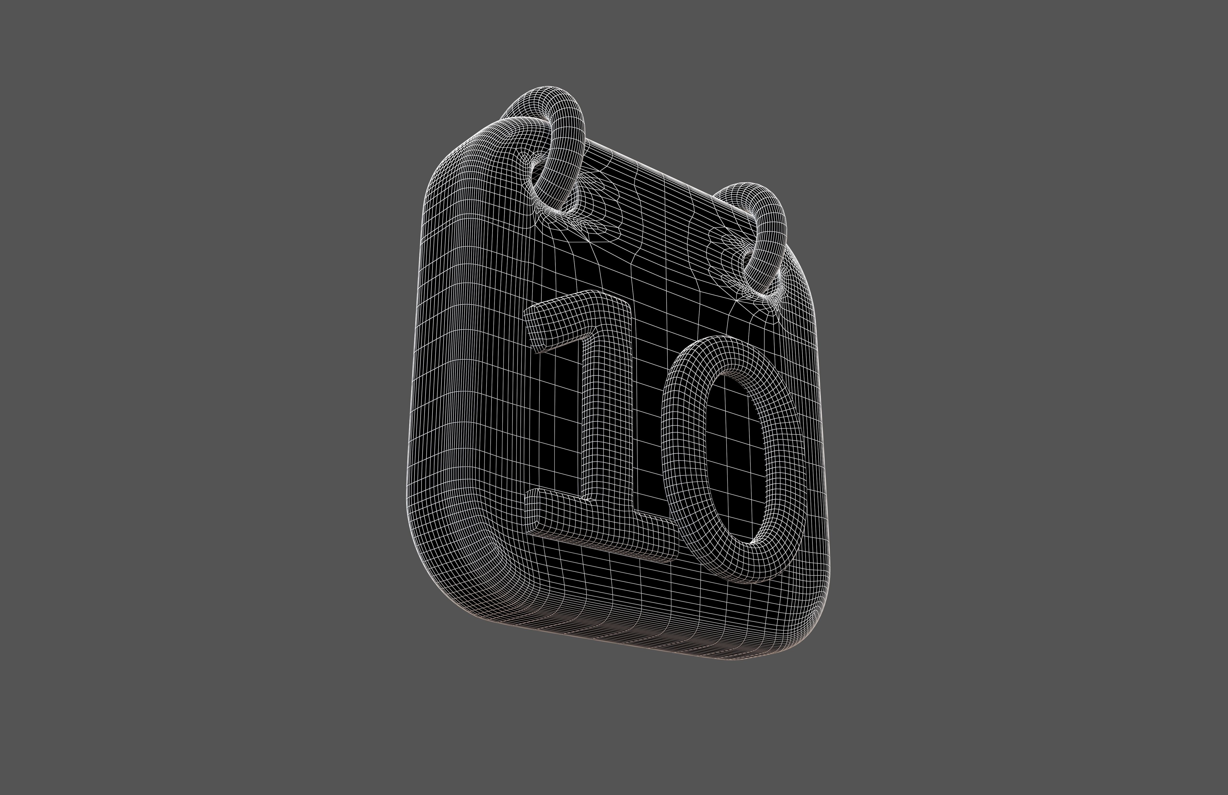 Calendar Icon 10 v1 001 Low-poly 3D model_7