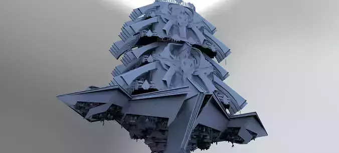 Dark Fortress Floating City