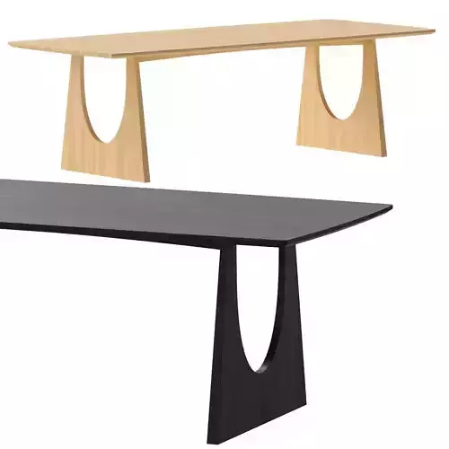 ETHNICRAFT Geometric Dining Table