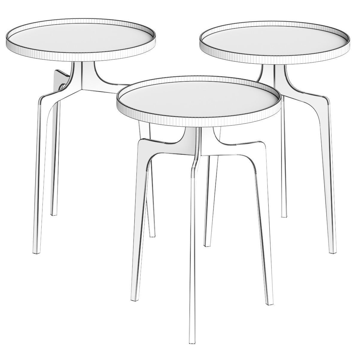 URBIA Vinya End Side Table 3D model_1