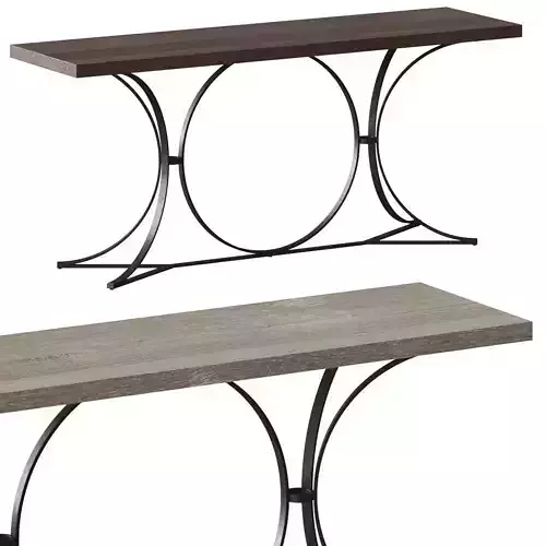 BERNHARDT Canyon Ridge Metal Console Table