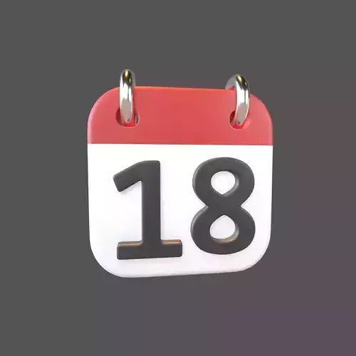 Calendar Icon 18 v1 001