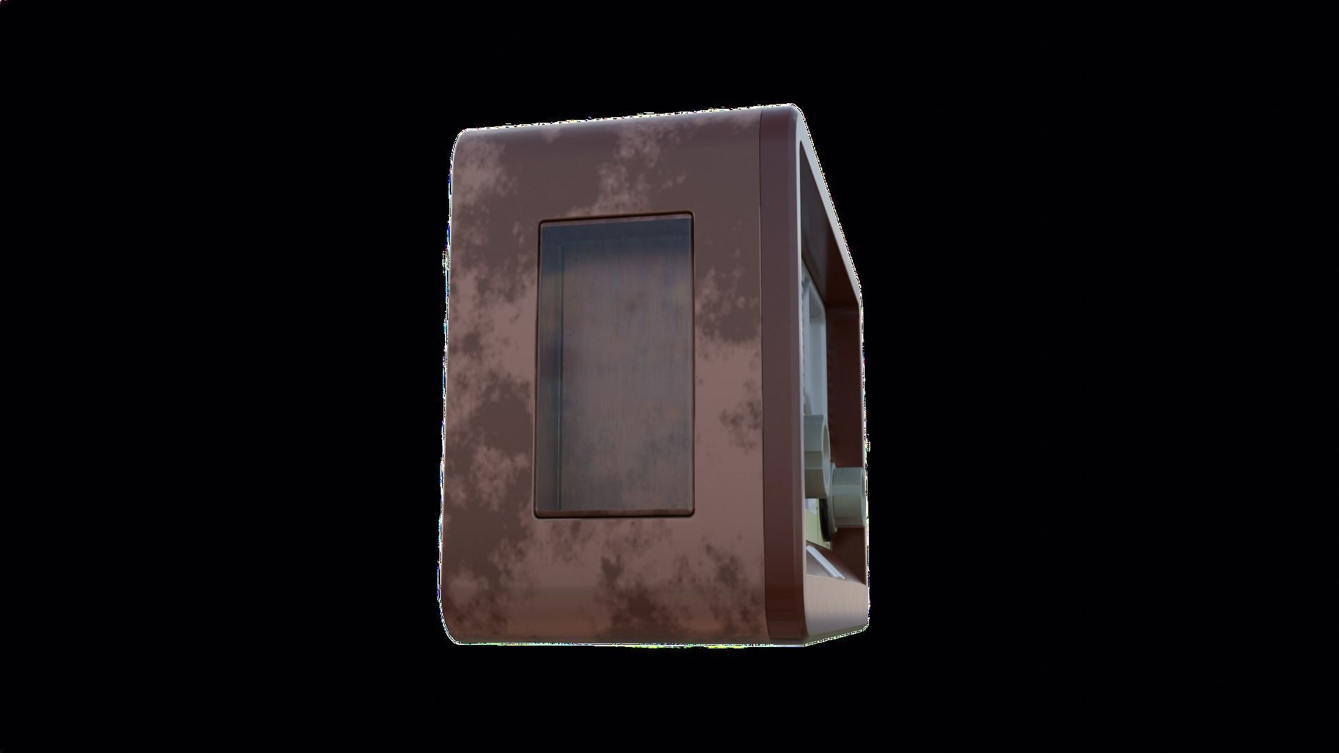 Videyas AM FM Radio Low-poly 3D model_8