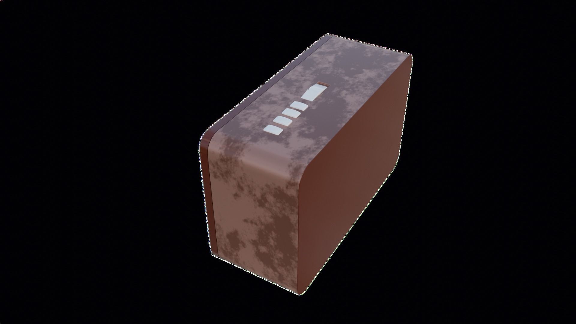 Videyas AM FM Radio Low-poly 3D model_7