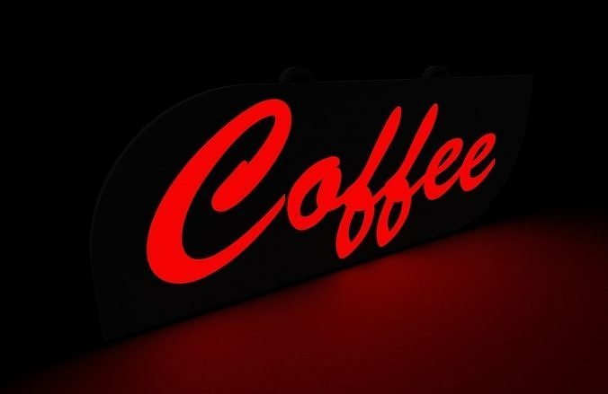 Neon Sign M01 Free low-poly 3D model