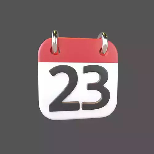 Calendar Icon 23 v1 001