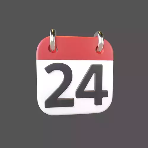 Calendar Icon 24 v1 001