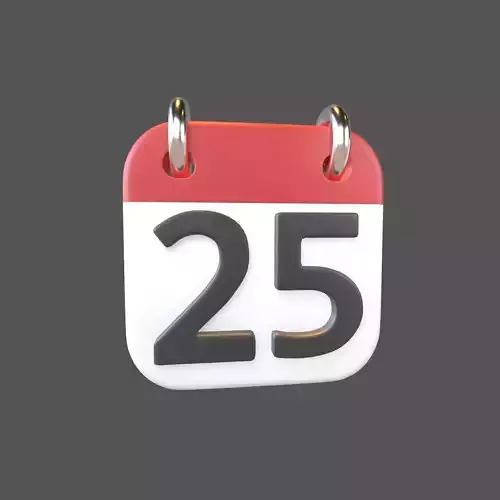 Calendar Icon 25 v1 001
