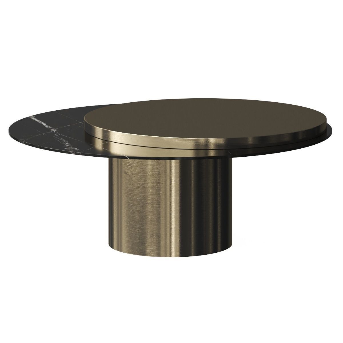 Reflex Tau40 Steel Move Coffee Table 3D model_1