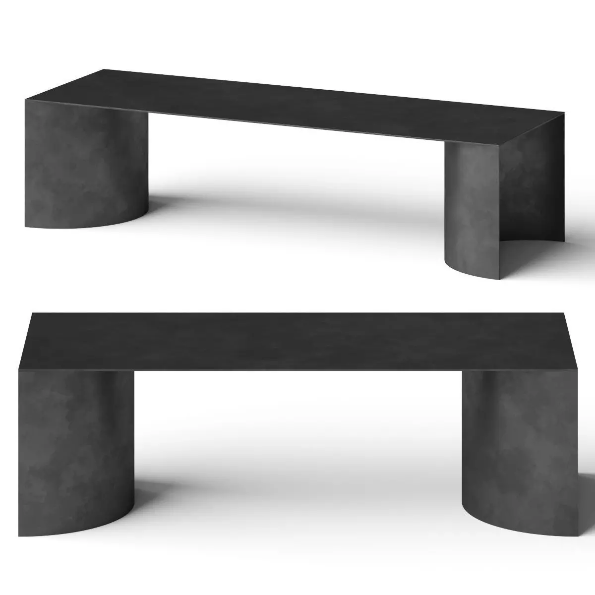 DE CASTELLI Plateaux Of Mirror Dining Table 3D model_0