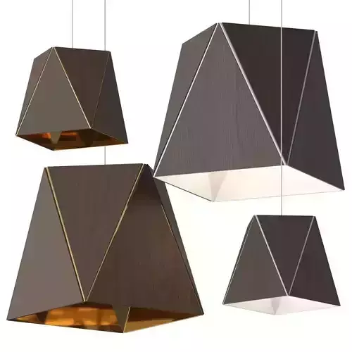 CERNO Calx LED Pendant Light Lamp 3D model