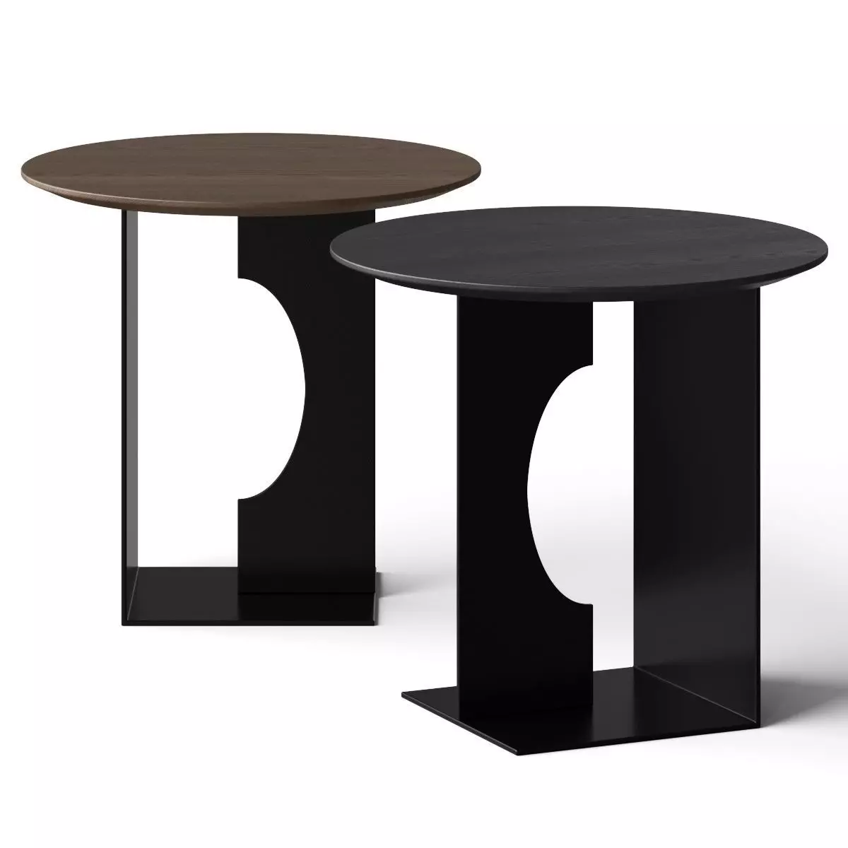 ETHNICRAFT Arc Side Table 3D model_0