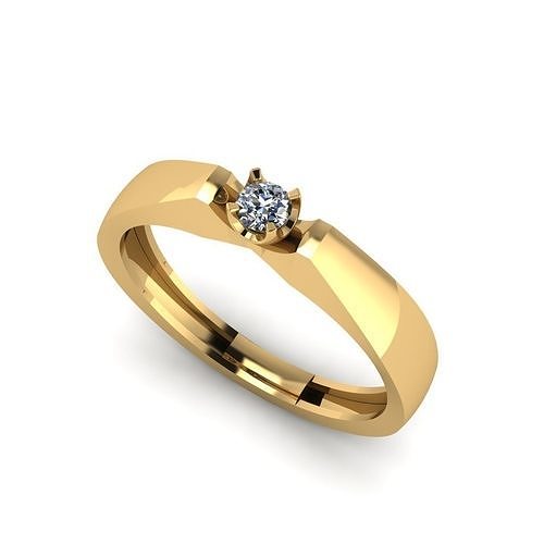 wedding engagement women ring 3dm 3D print model