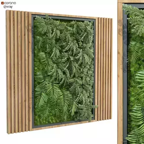 vertical plant green wall set 261