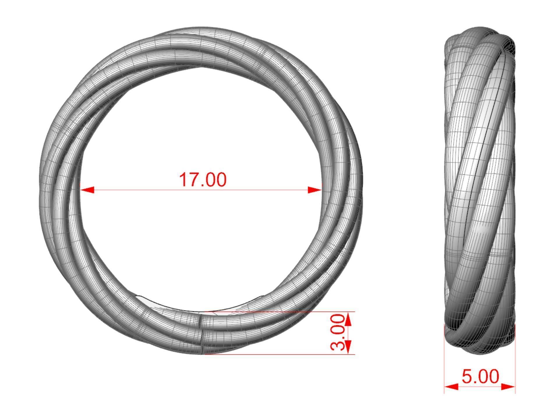 Ring rope 2 3D print model_5